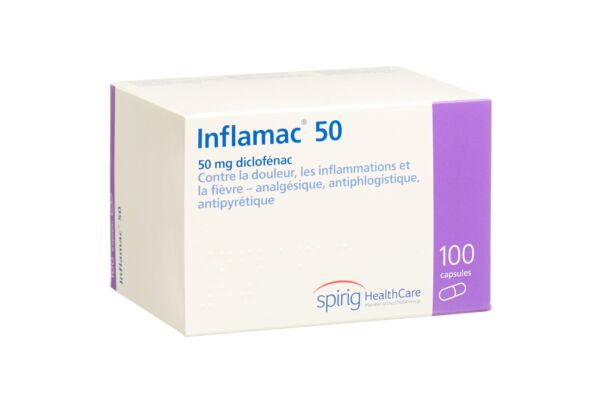 Inflamac caps 50 mg 100 pce