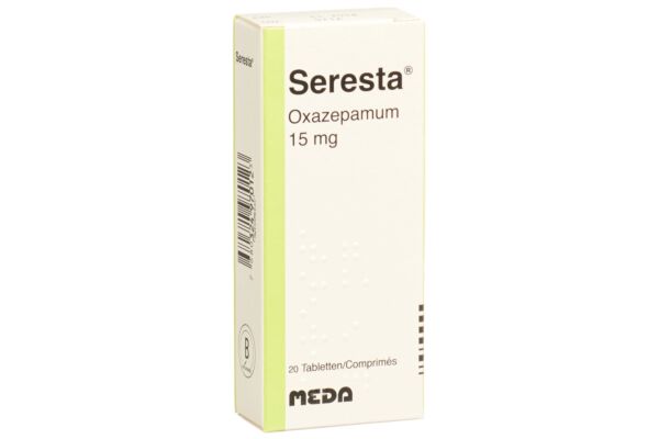 Seresta Tabl 15 mg 20 Stk