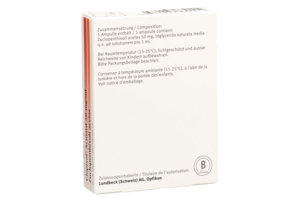 Clopixol Acutard Inj Lös 50 mg/ml Amp 1 ml