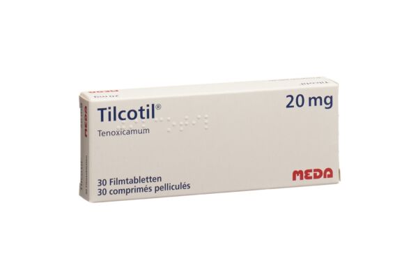 Tilcotil cpr pell 20 mg 30 pce