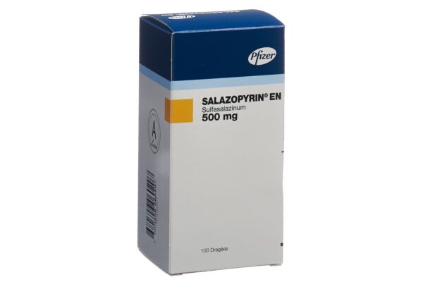 Salazopyrin EN cpr pell 500 mg bte 100 pce
