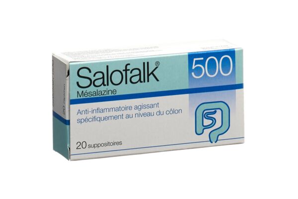 Salofalk supp 500 mg 20 pce