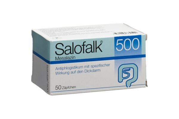 Salofalk supp 500 mg 50 pce