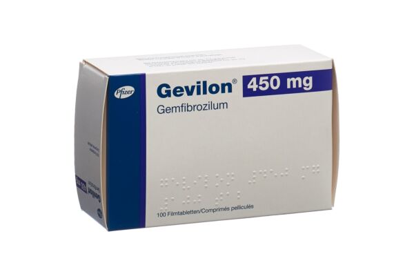 Gevilon Filmtabl 450 mg 100 Stk