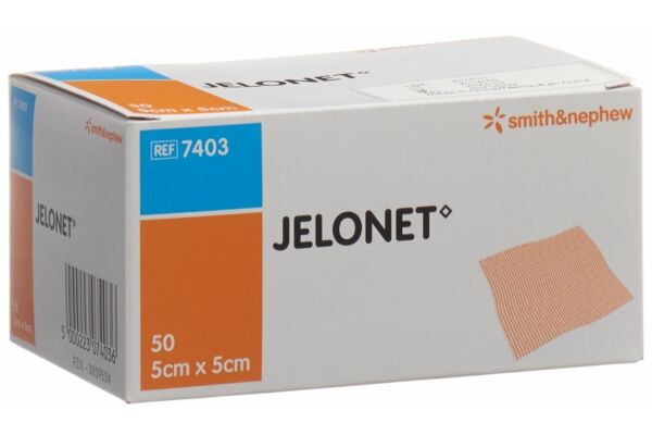 Jelonet compresse de gaze paraffinée 5cmx5cm stérile 50 pce