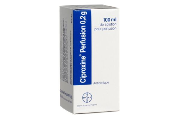 Ciproxin Inf Lös 0.2 g Fl 100 ml