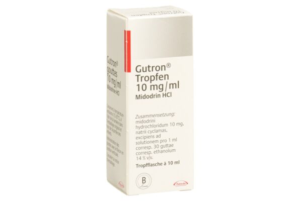 Gutron gouttes 10 mg/ml fl 10 ml