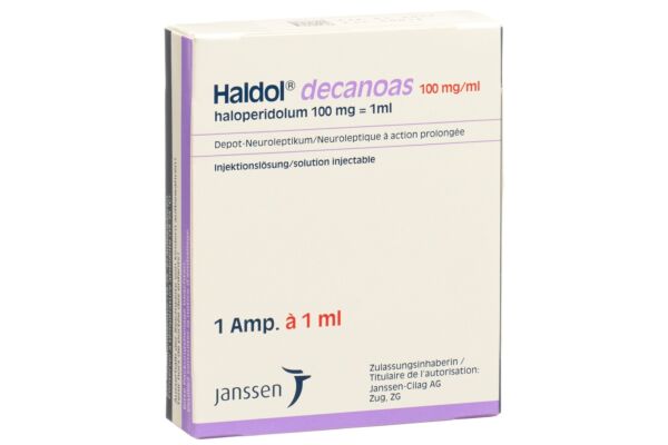 Haldol decanoas sol inj 100 mg/ml amp 1 ml