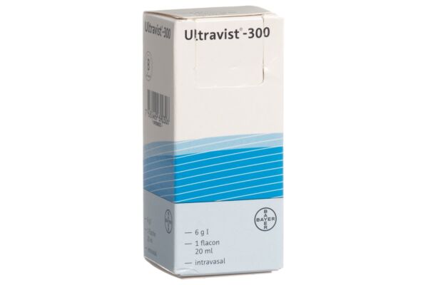 Ultravist sol inj 300 mg/ml fl 20 ml