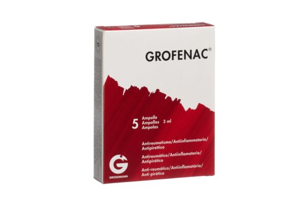 Grofenac Inj Lös 75 mg/3ml 5 Amp 3 ml