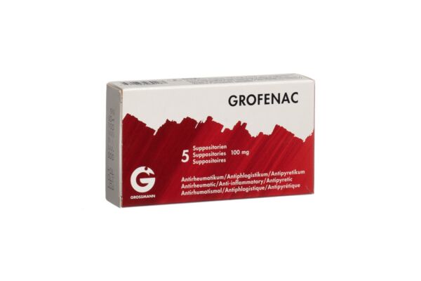 Grofenac supp 100 mg 5 pce