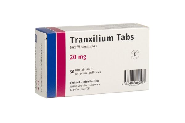 Tranxilium Tabs Filmtabl 20 mg 50 Stk