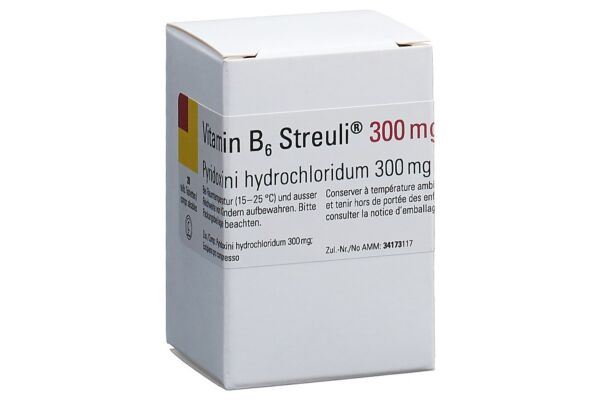 Vitamine B6 Streuli cpr 300 mg bte 20 pce