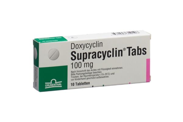 Supracyclin Tabs Tabl 100 mg 10 Stk