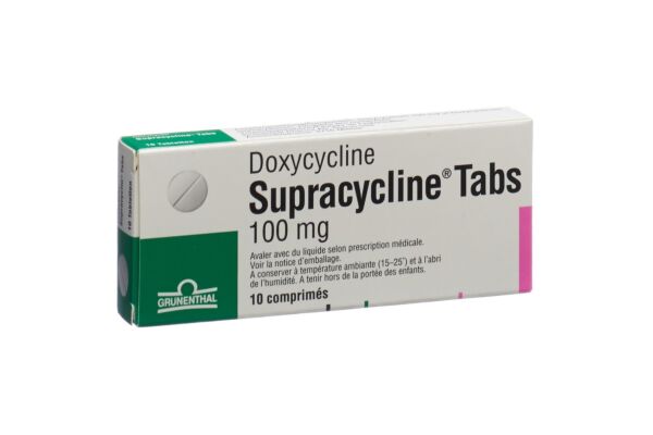 Supracycline Tabs cpr 100 mg 10 pce