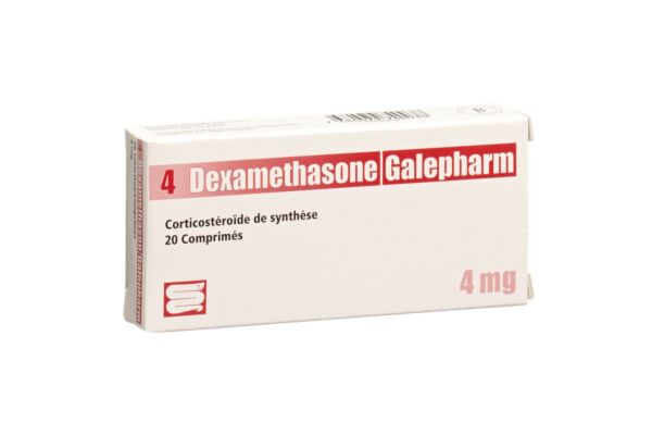 Dexaméthasone Galepharm cpr 4 mg 20 pce