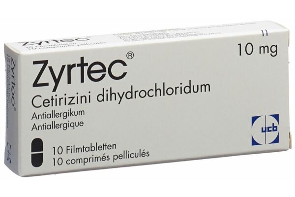 Zyrtec cpr pell 10 mg 10 pce