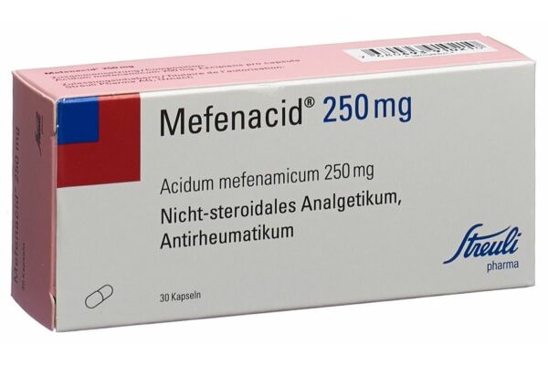 Méfénacide caps 250 mg 30 pce