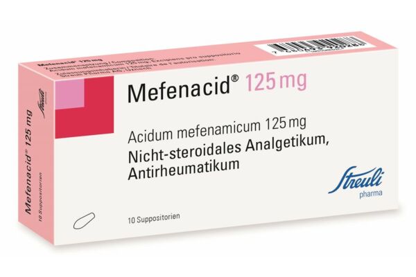 Mefenacid Supp 125 mg 10 Stk
