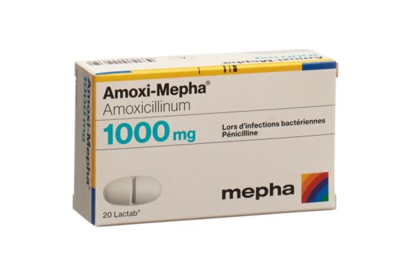 Amoxi-Mepha Lactab 1000 mg 20 Stk