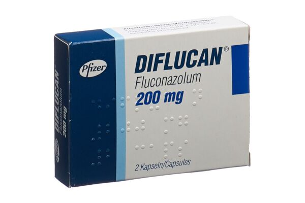 Diflucan caps 200 mg 2 pce