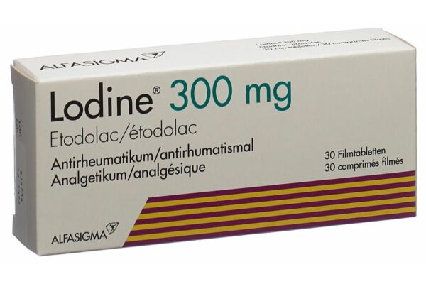 Lodine Filmtabl 300 mg 30 Stk