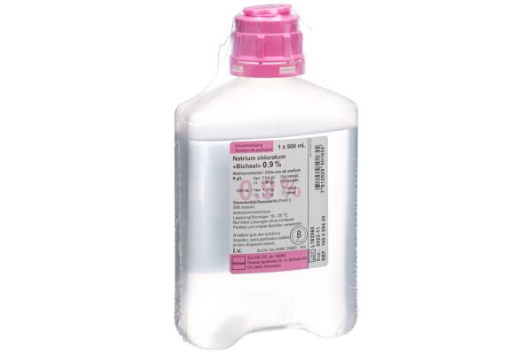 NaCl Bichsel Inf Lös 0.9 % 500ml Plastikflasche