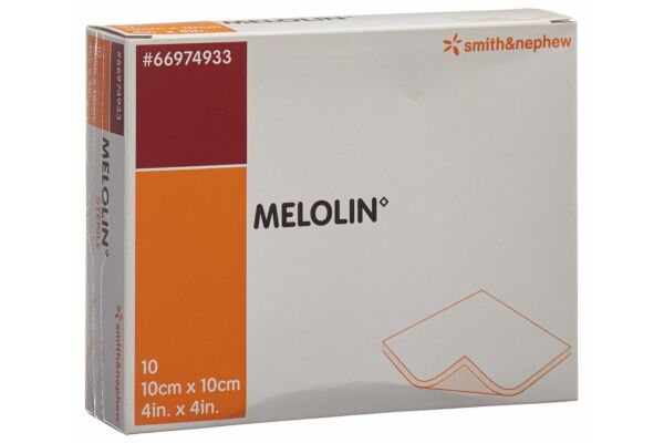 Melolin compresse absorbante 10x10cm stérile 10 sach