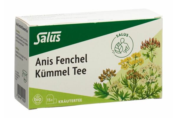 Salus Anis Fenchel Kümmel Tee Bio Btl 15 Stk