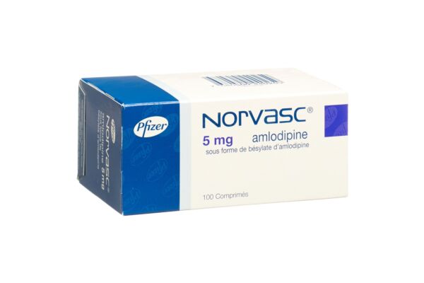 Norvasc Tabl 5 mg 100 Stk