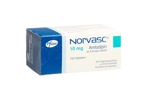 Norvasc Tabl 10 mg 100 Stk