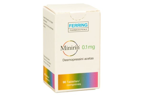 Minirin cpr 0.1 mg bte 90 pce