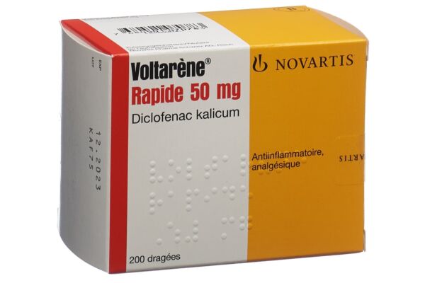 Voltarène Rapide drag 50 mg 200 pce