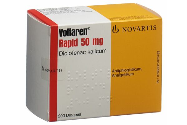 Voltaren Rapid Drag 50 mg 200 Stk
