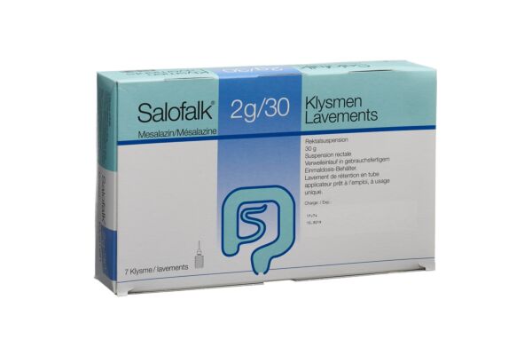 Salofalk lavements 2 g 7 pce