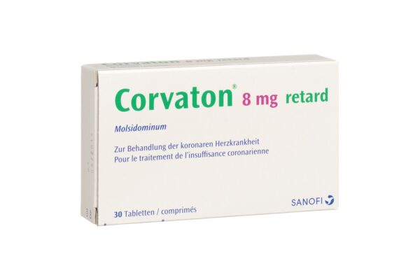 Corvaton retard Ret Tabl 8 mg 30 Stk