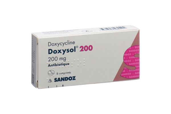 Doxysol cpr 200 mg 8 pce