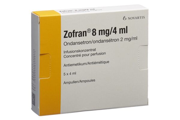 Zofran Inf Konz 8 mg/4ml 5 Amp 4 ml