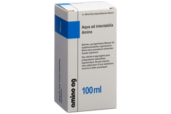 Aqua ad injectabilia Amino sol inj 100ml flacons