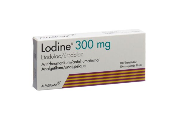 Lodine Filmtabl 300 mg 10 Stk