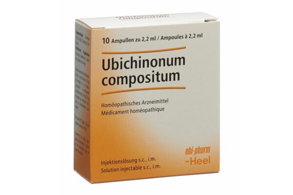 Ubichinon compositum Heel sol inj 10 amp 2.2 ml