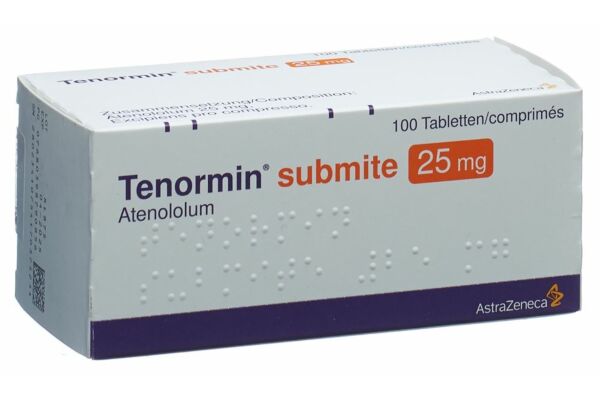 Tenormin submite cpr 25 mg 100 pce