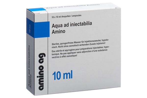 Aqua ad injectabilia Amino sol inj 10ml ampoules 10 pce