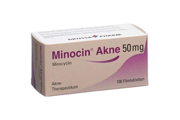 Minocin Akne Filmtabl 50 mg 100 Stk