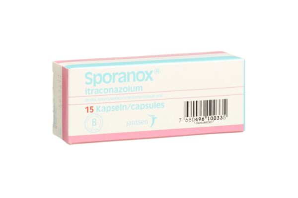 Sporanox Kaps 100 mg 15 Stk