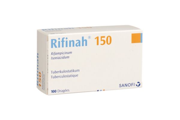 Rifinah Drag 150/100 mg 100 Stk