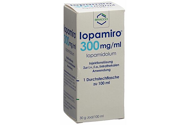 Iopamiro sol inj 300 mg/ml 100ml flacon