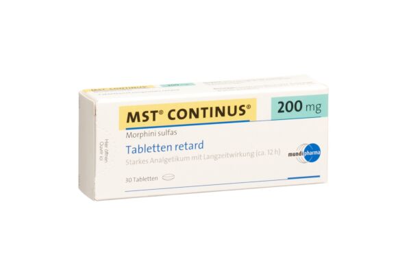 MST Continus cpr ret 200 mg 30 pce