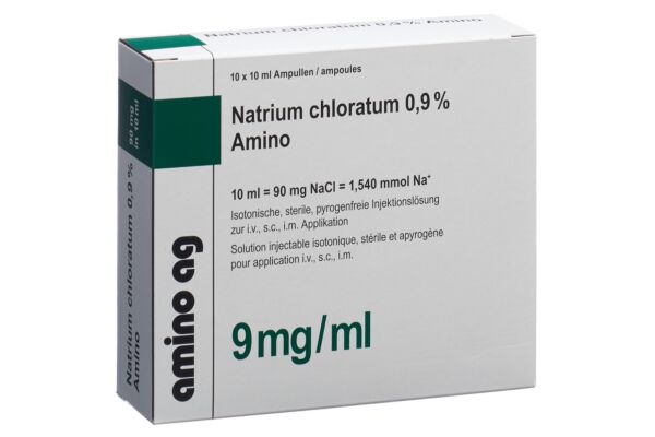 NaCl Amino Inj Lös 0.9 % 10ml Ampullen 10 Stk