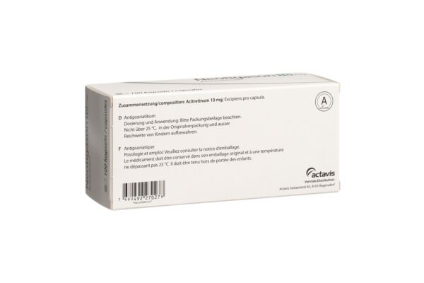 Neotigason caps 10 mg 100 pce